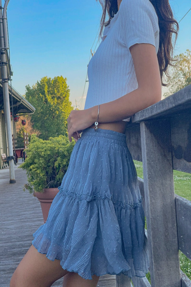 Jasmine Skirt Sky Blue